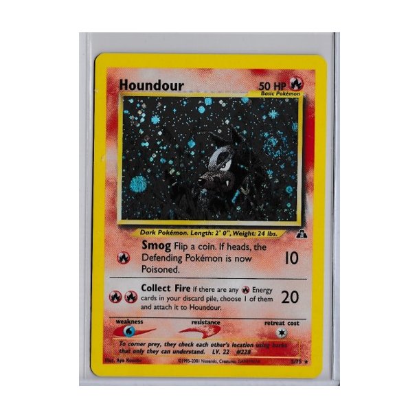 Houndour Holo Rare Brugt Brugte Kort Pokemonshop