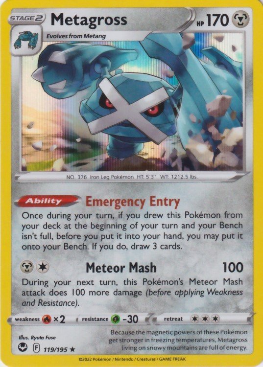 Metagross Holo Rare Holo Rare Pokemonshop