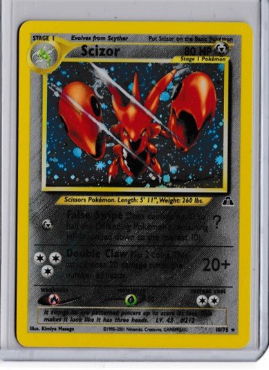 Scizor Holo Rare Brugt Brugte Kort Pokemonshop