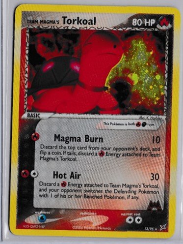 Team Magma S Torkoal Holo Rare Brugt Brugte Kort Pokemonshop