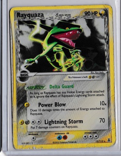 Rayquaza Holo Rare Brugt Brugte Kort Pokemonshop