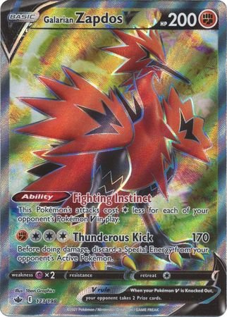 Galarian Zapdos Full Art V - Full Art V - Pokemonshop.dk