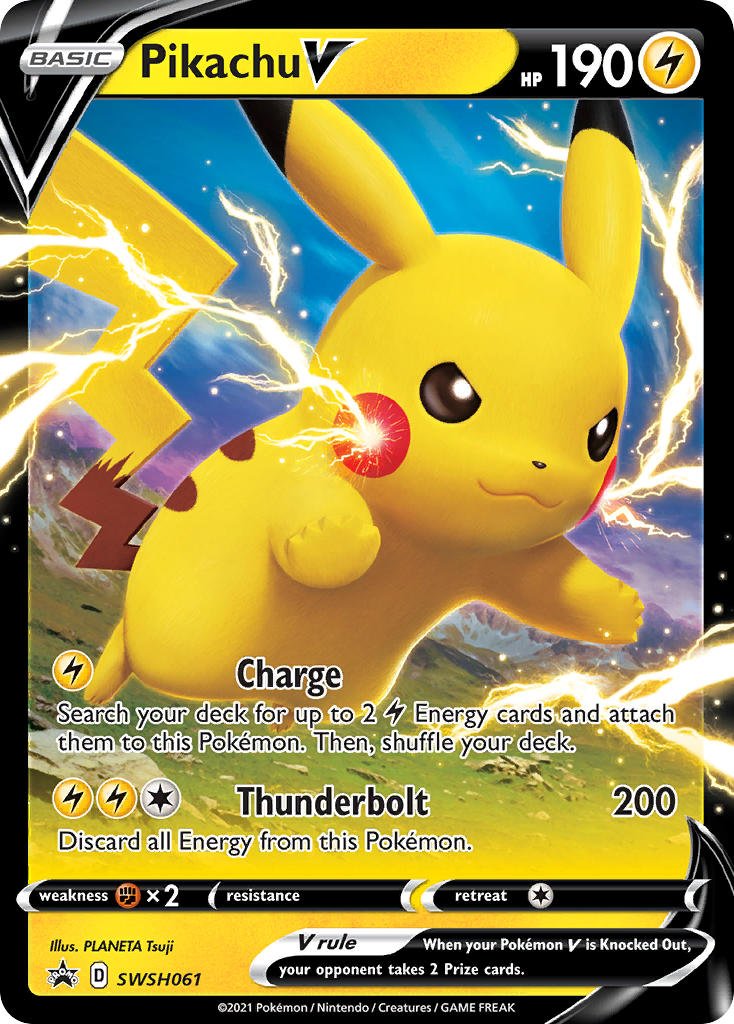 Pikachu V EX, GX og V