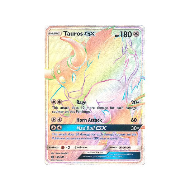 Tauros Hyper Rare GX