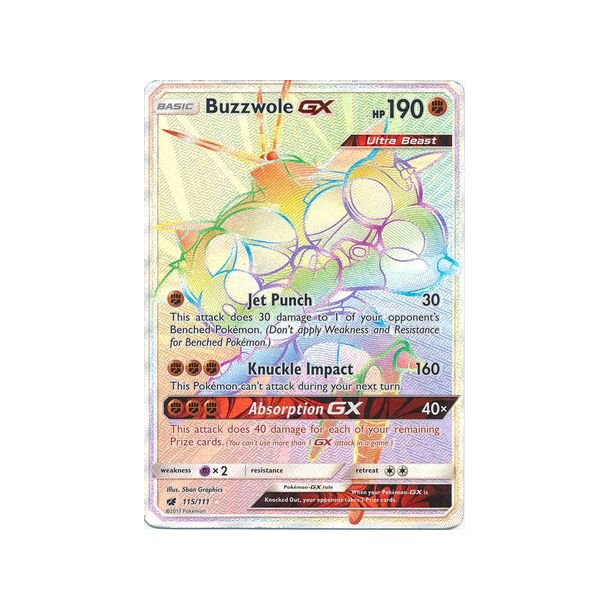 Buzzwole Hyper Rare GX