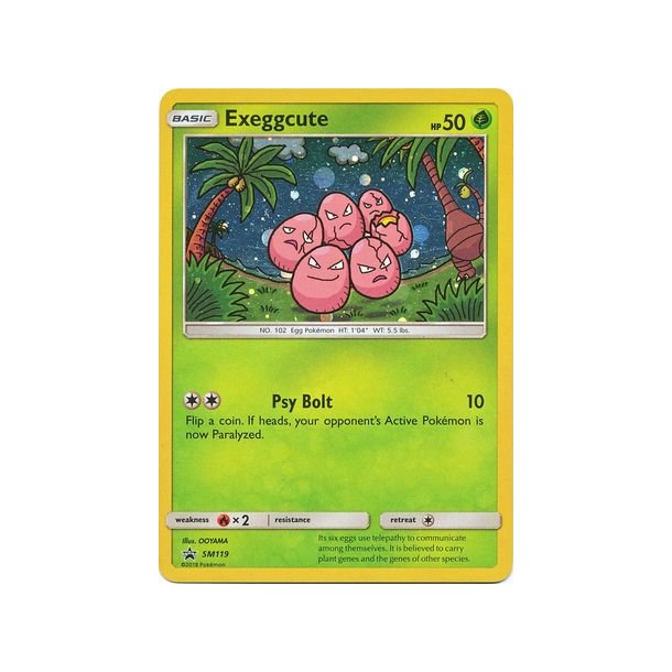 Exeggcutre Holo Rare