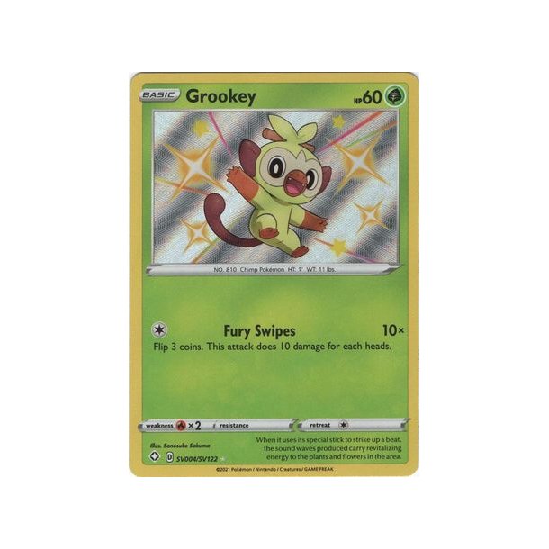 Grookey Shiny Rare