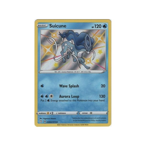 Suicune Shiny Rare