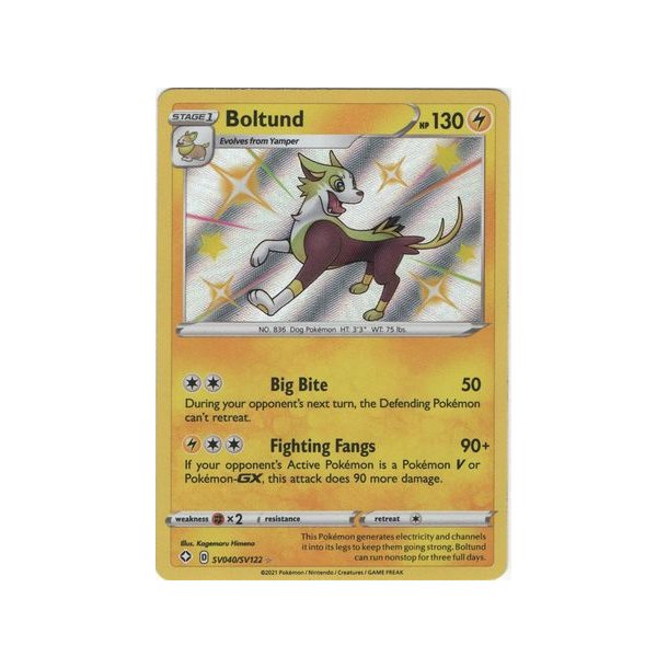 Boltund Shiny Rare