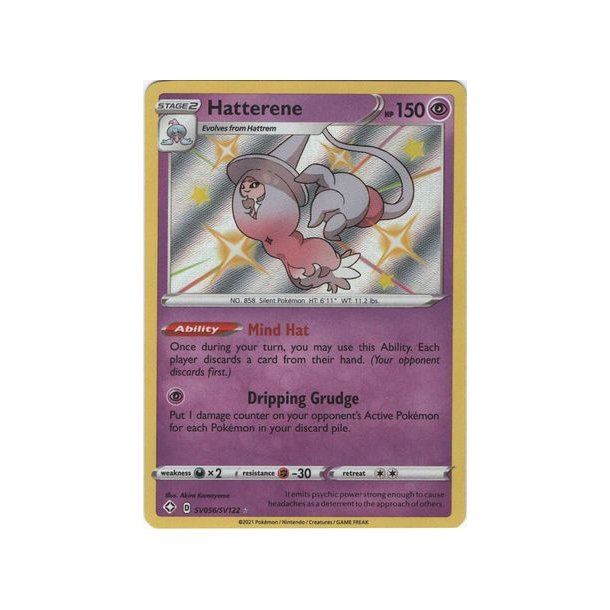 Hatterene Shiny Rare