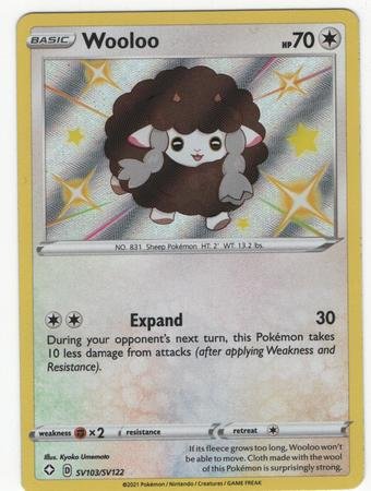 Wooloo Shiny Rare - Udvalgte - Pokemonshop