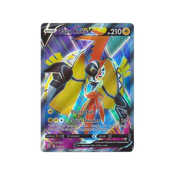 Tapu Koko V (Full Art)