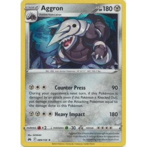 Aggron Holo Rare