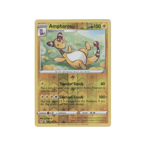 Ampharos Holo Rare