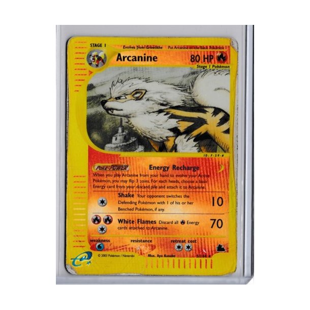 Arcanine Reverse Holo (brugt)