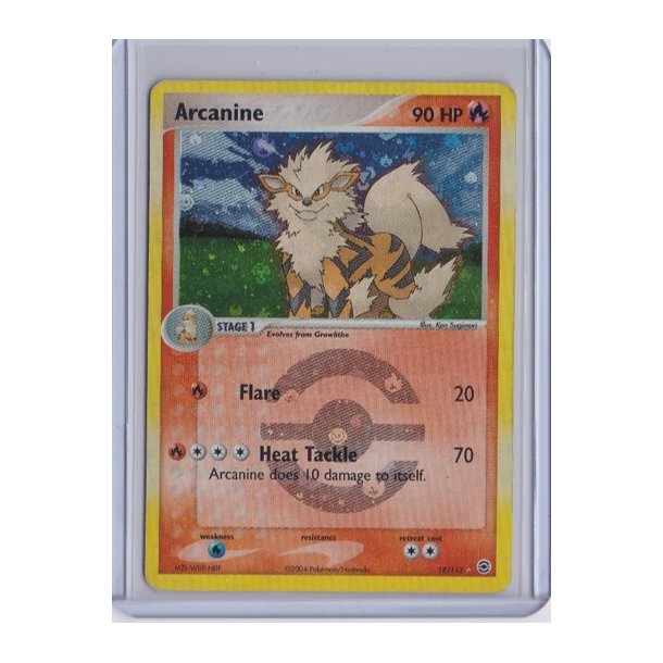 Arcanine Holo Rare (brugt)