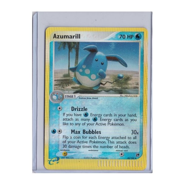 Azumarill Reverse Holo (brugt)