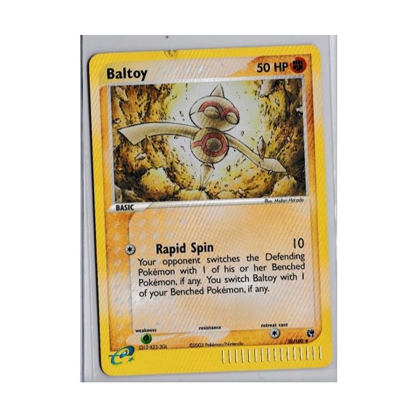 Baltoy Reverse Holo (brugt)