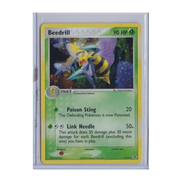 Beedrill Holo Rare (brugt)