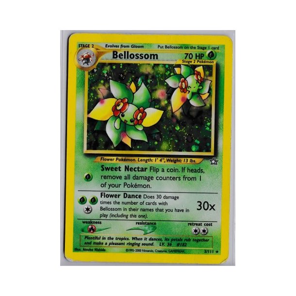 Bellossom Holo Rare (brugt)
