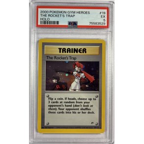 Team Rocket's Trap Holo Rare - PSA 5