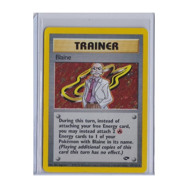 Blaine Holo Rare (brugt)
