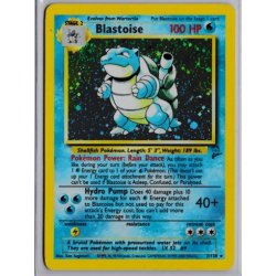 Blastoise Holo Rare (brugt)