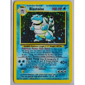 Blastoise Holo Rare (brugt)