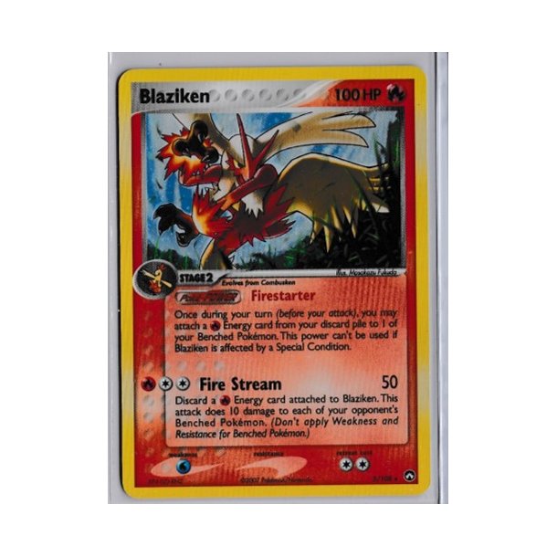 Blaziken Holo Rare (brugt)