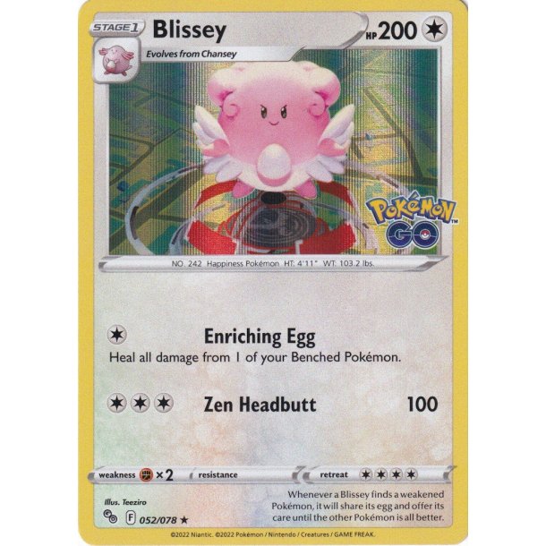 Blissey Holo Rare