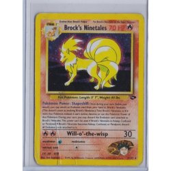 Brock's Ninetales Holo Rare (brugt)