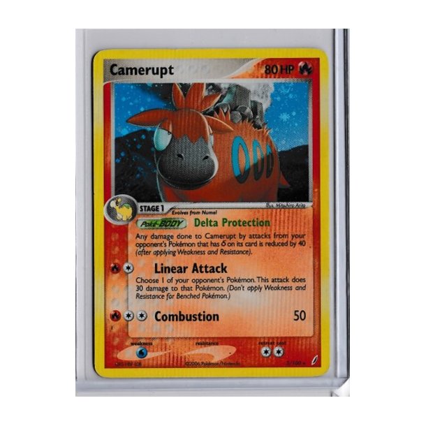 Camerupt Holo Rare (brugt)