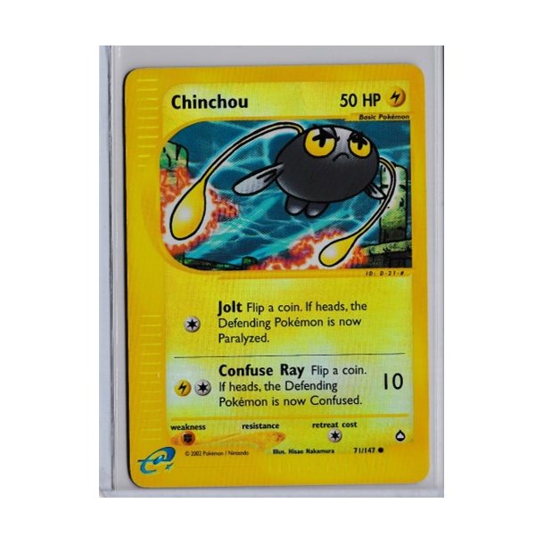 Chinchou Reverse Holo (brugt)