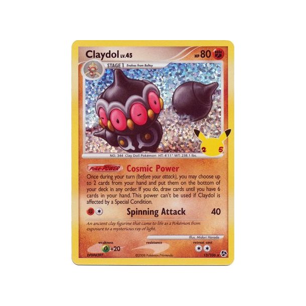 Claydol Holo Rare