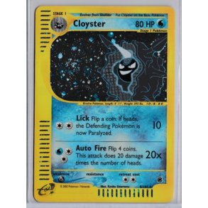 Cloyster Holo Rare (brugt)