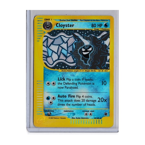 Cloyster Holo Rare (brugt)