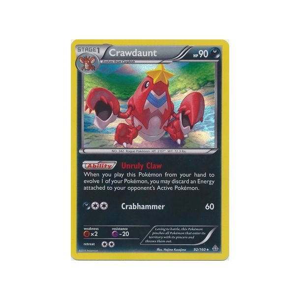 Crawdaunt Holo Rare