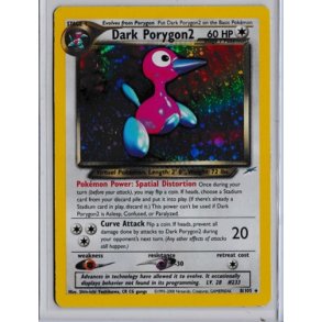 Dark Porygon2 Holo Rare (brugt)