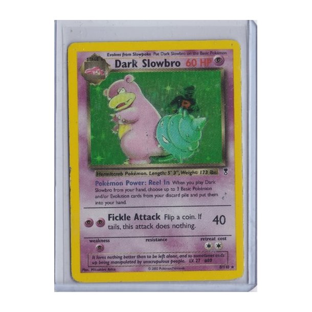 Dark Slowbro Holo Rare (brugt)
