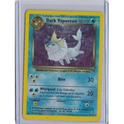 Dark Vaporeon Holo Rare (brugt)