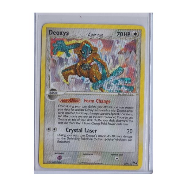 Deoxys Holo Rare (brugt)