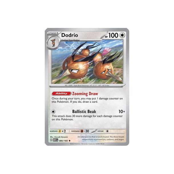 Dodrio Holo Rare