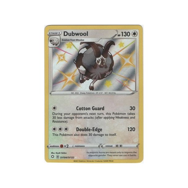 Dubwool Shiny Rare