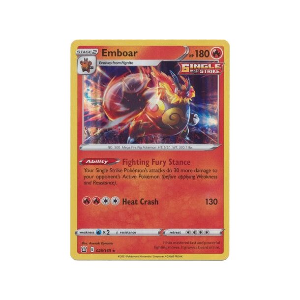 Emboar Holo Rare