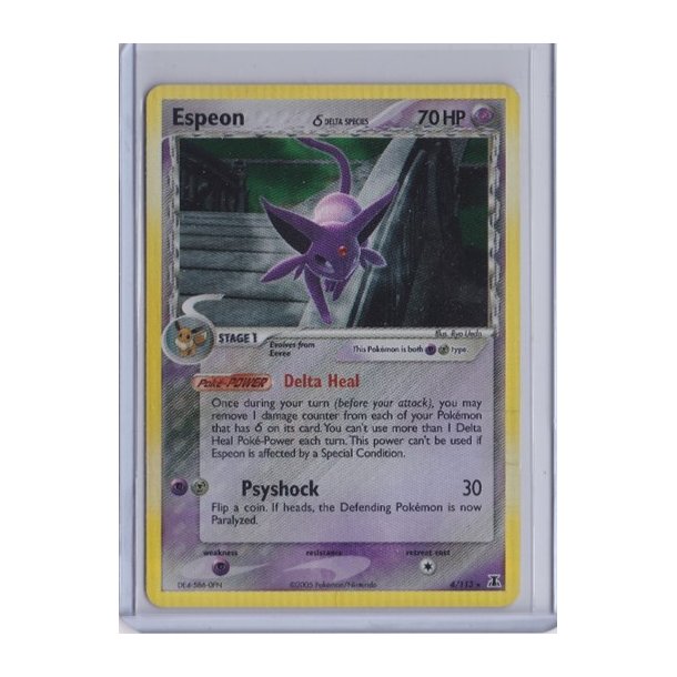 Espeon Holo Rare (brugt)