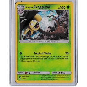 Alolan Exeggutor Holo Rare (brugt)