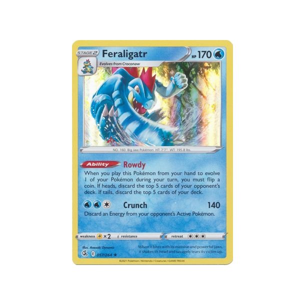 Feraligatr Holo Rare
