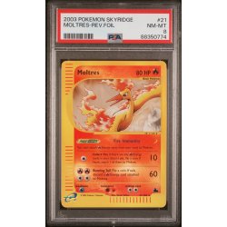 Moltres Reverse Holo - PSA 8