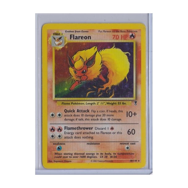 Flareon Holo Rare (brugt)
