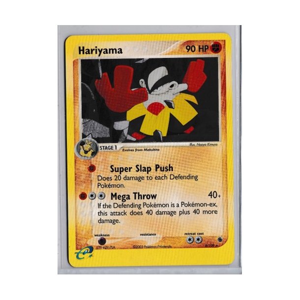 Hariyama Reverse Holo (brugt)